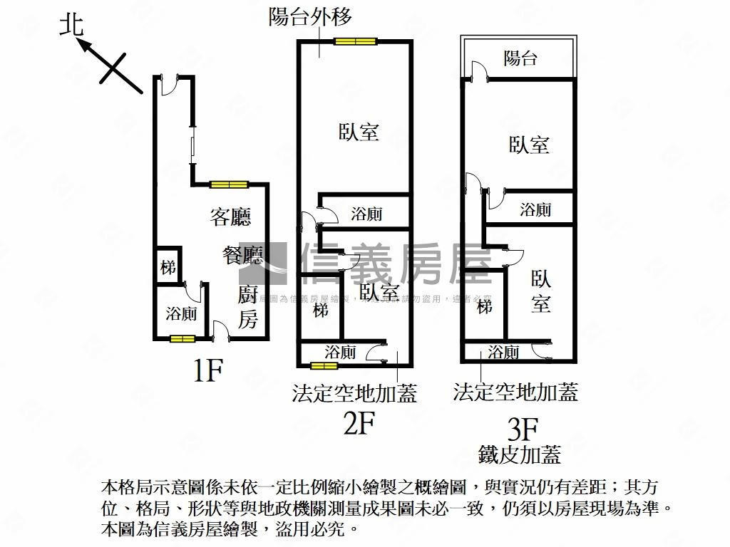 近市區遠百透天房屋室內格局與周邊環境