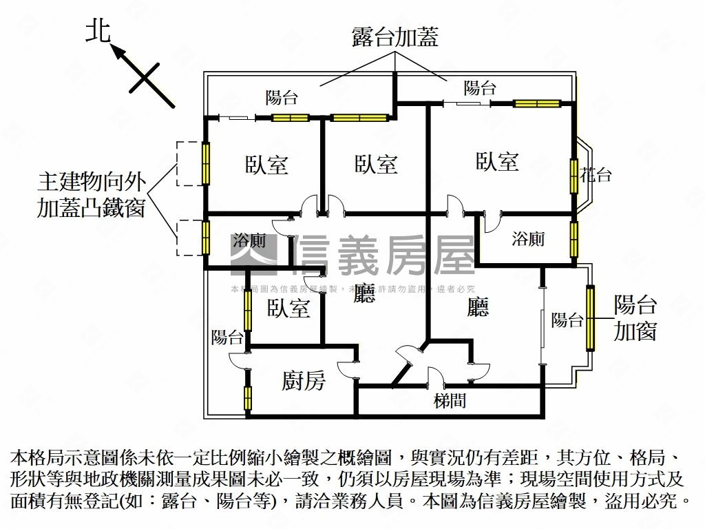 捷運低總價電梯社區四房房屋室內格局與周邊環境