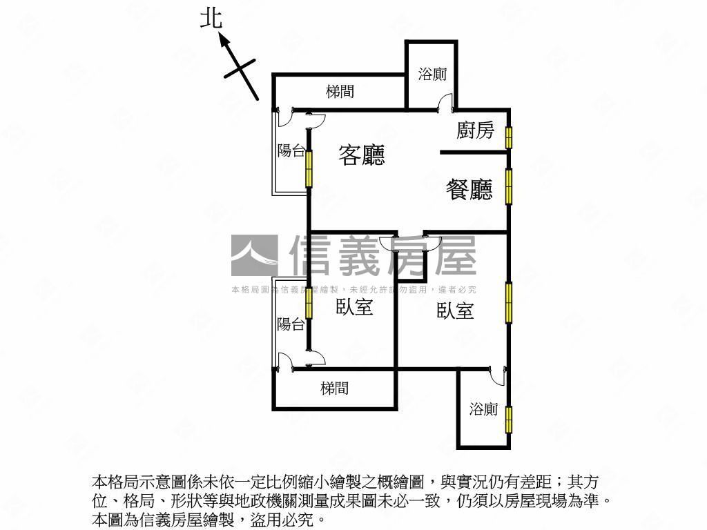 太平三樓溫馨公寓房屋室內格局與周邊環境