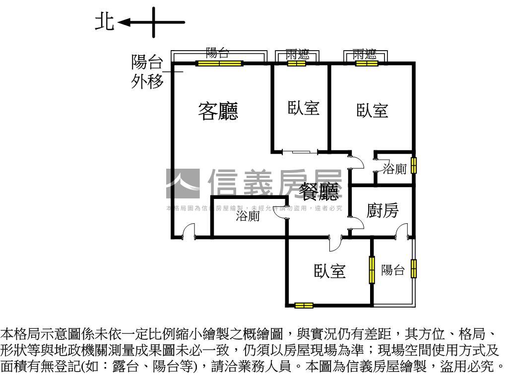 漢神超值質感三房房屋室內格局與周邊環境