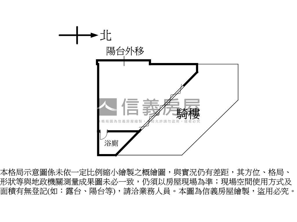 江翠捷運三角窗金店面房屋室內格局與周邊環境