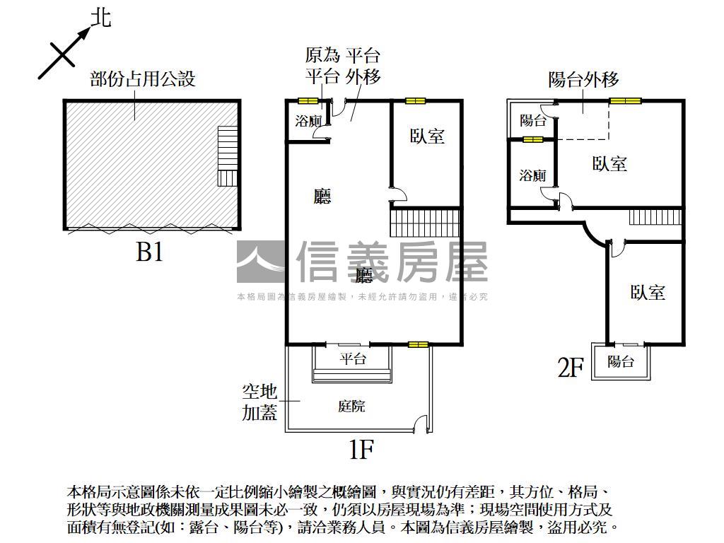 陽明東光華廈樓中樓大平車房屋室內格局與周邊環境