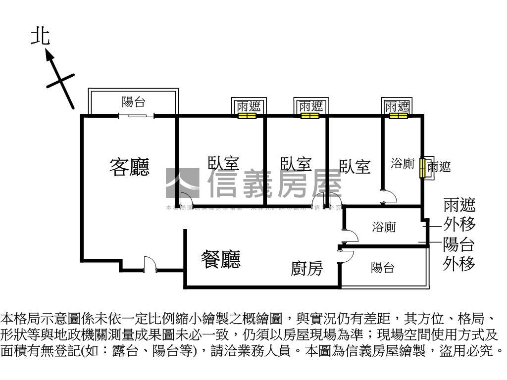 北屯近新都生態公園大三房房屋室內格局與周邊環境