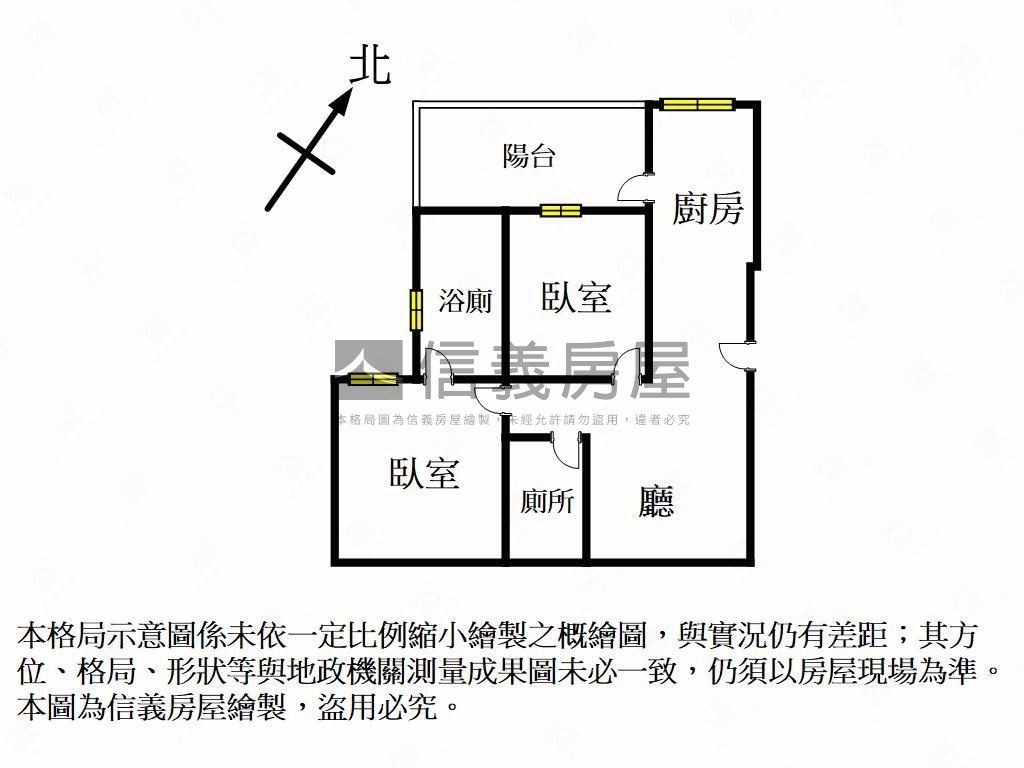 棋琴２６重奏美裝潢２房房屋室內格局與周邊環境