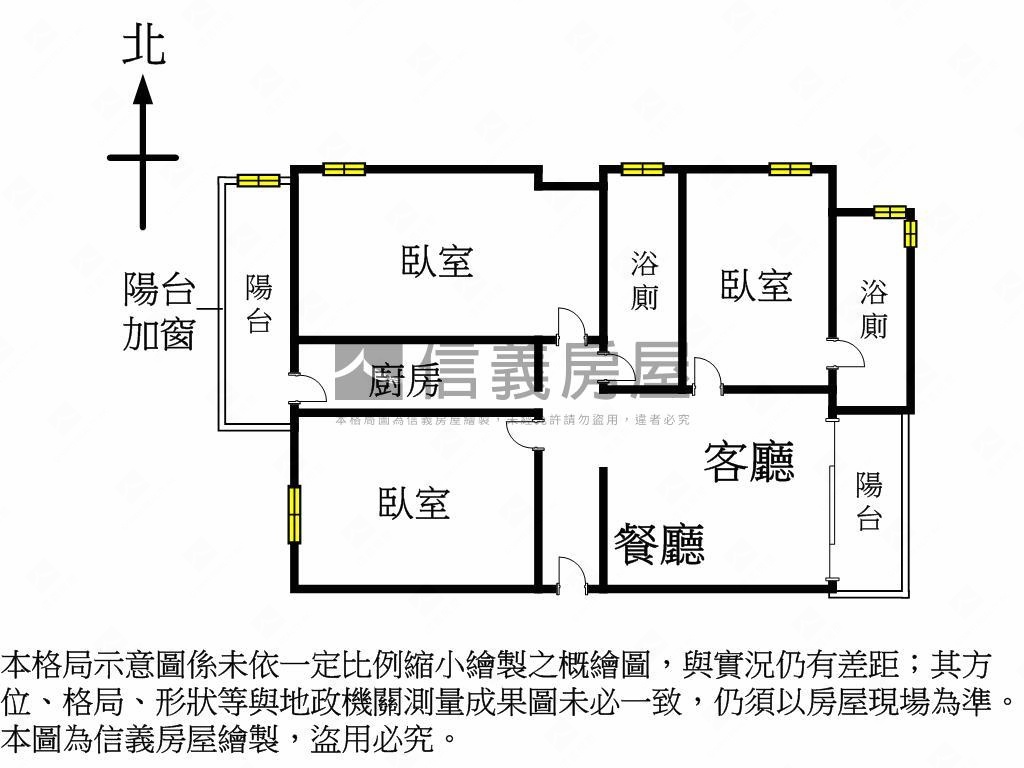 勝美築仁美視野三房雙平車房屋室內格局與周邊環境