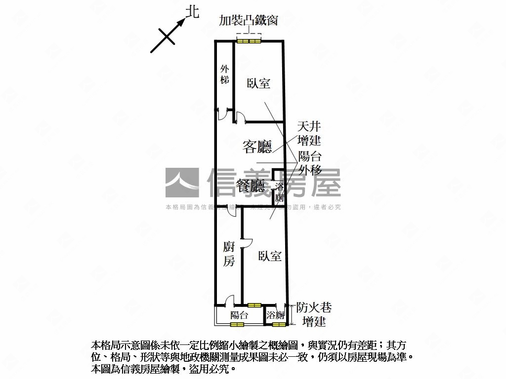★近台北橋捷運站公寓三樓房屋室內格局與周邊環境