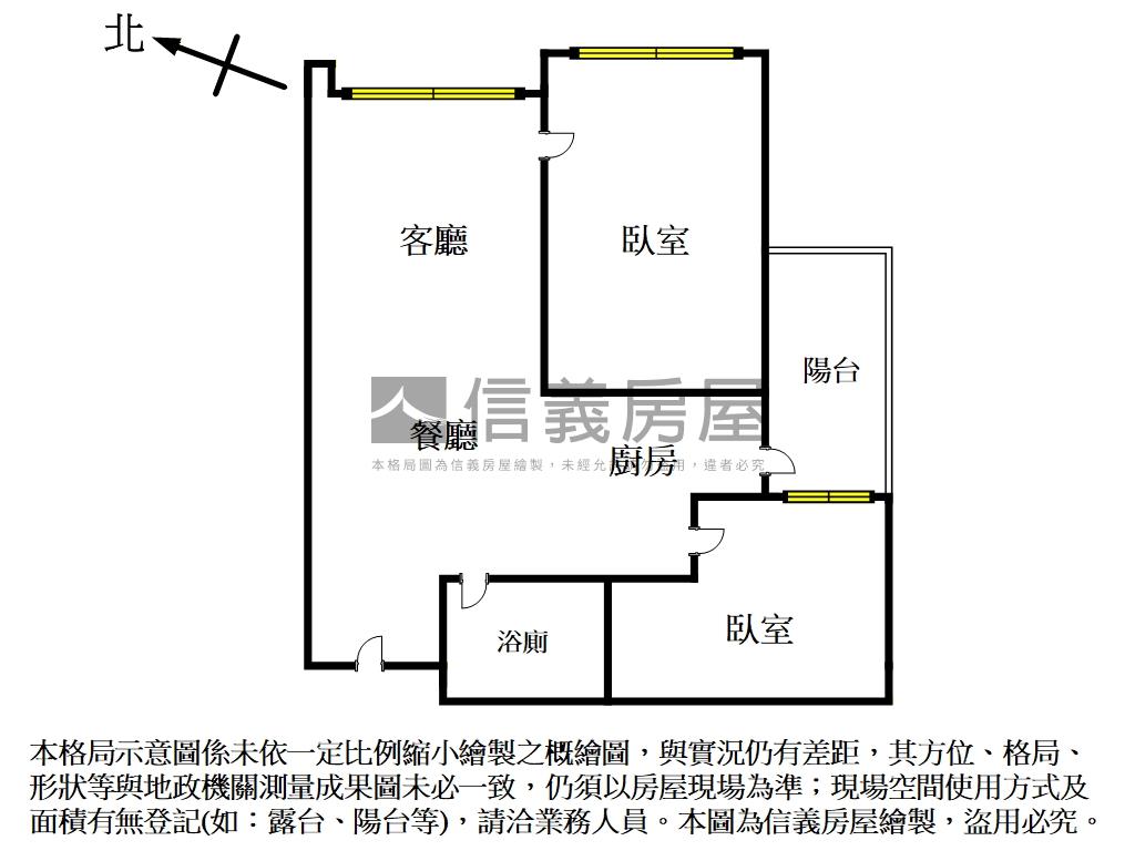 哈佛裝潢２房房屋室內格局與周邊環境