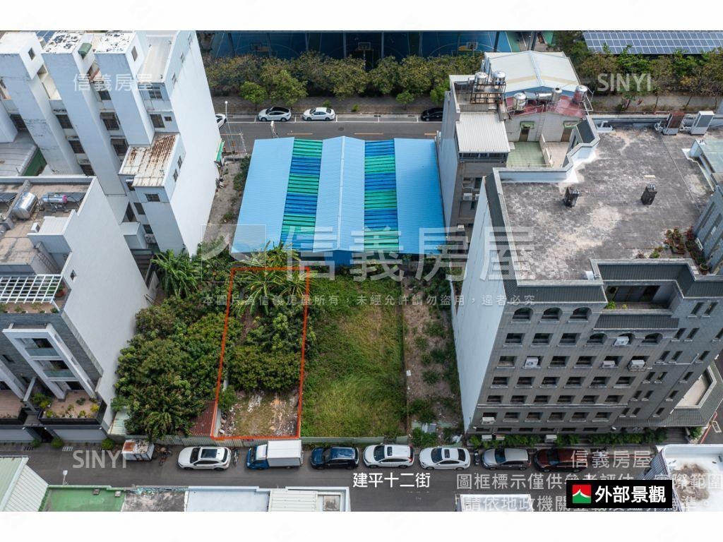 安平面寬近公園美地房屋室內格局與周邊環境