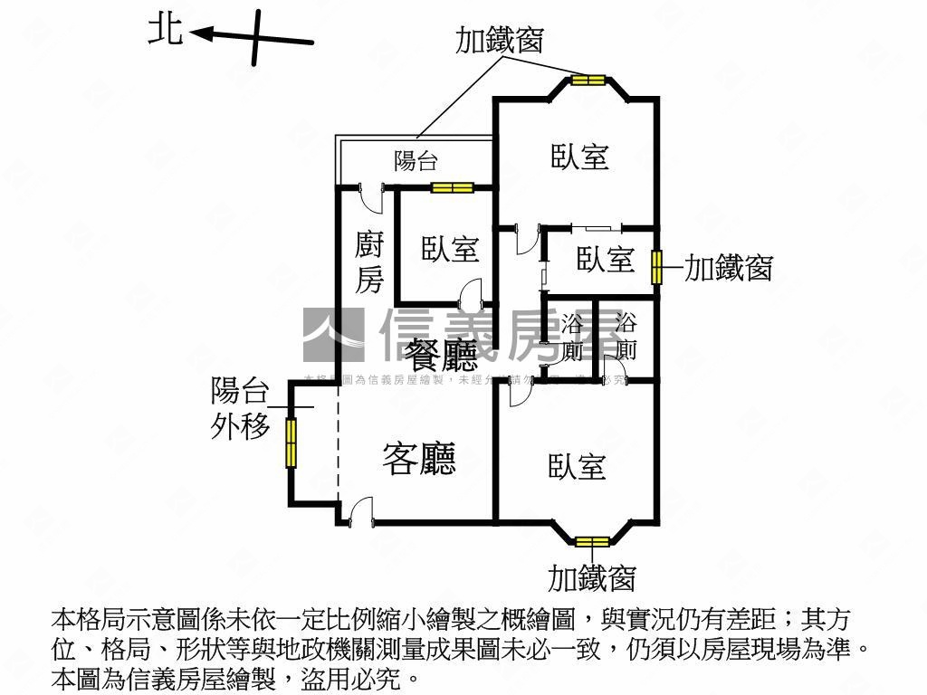 近大買家４房機上車位房屋室內格局與周邊環境