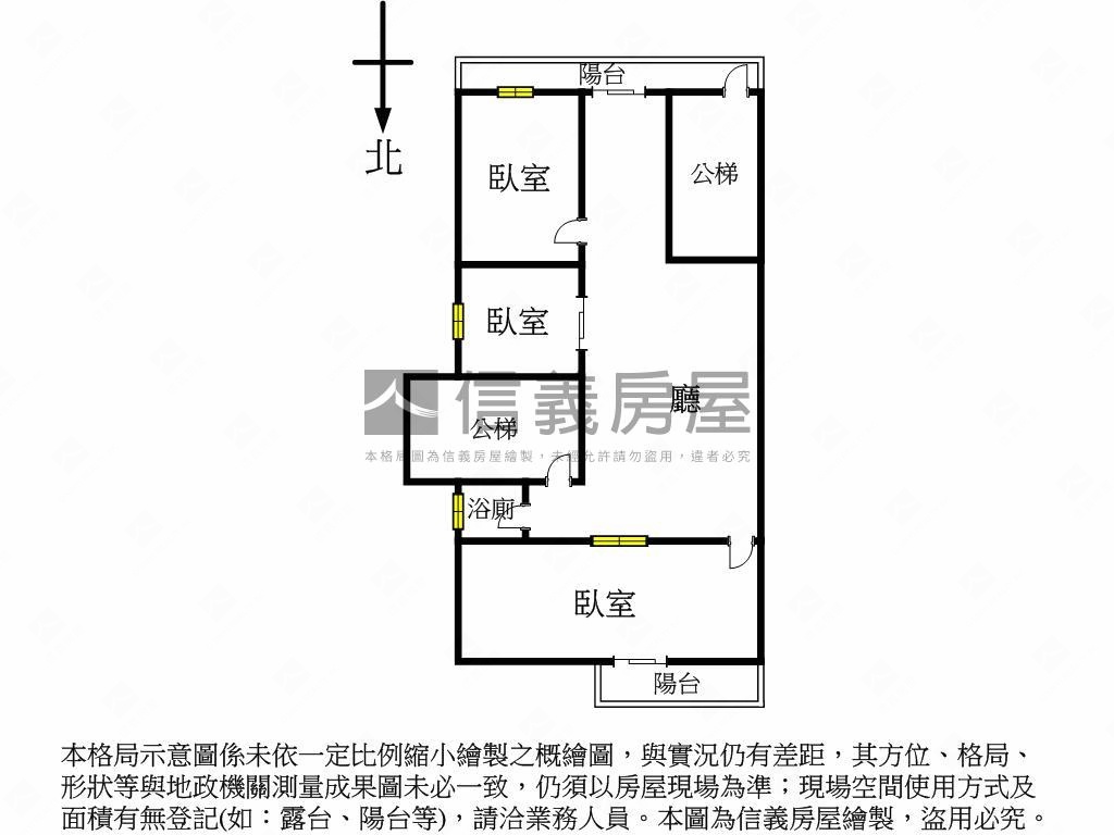 忠孝新生捷運公寓２樓房屋室內格局與周邊環境
