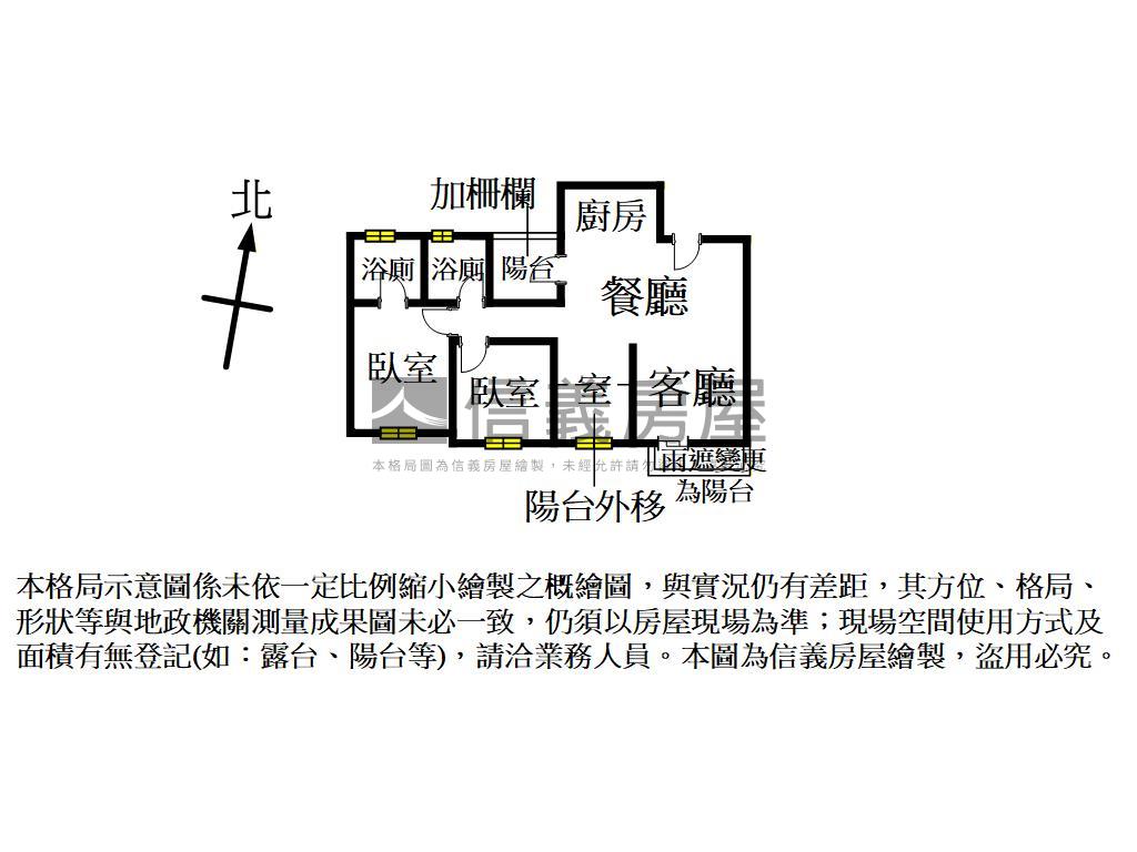 心天母。２＋１有車位房屋室內格局與周邊環境