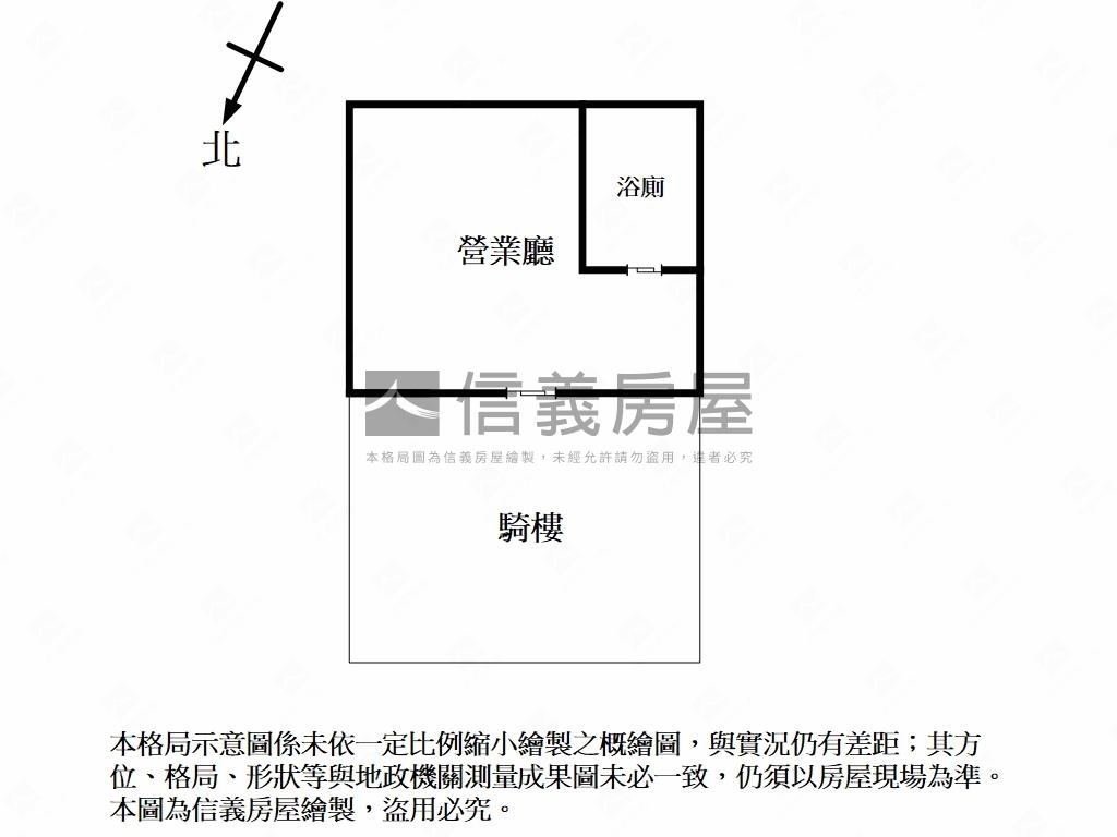 市區孝一路金店面房屋室內格局與周邊環境