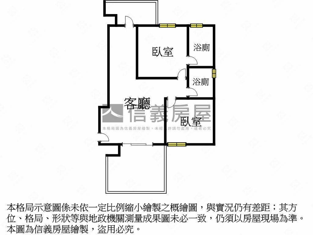 高潭市Ⅱ－２房２衛平車房屋室內格局與周邊環境