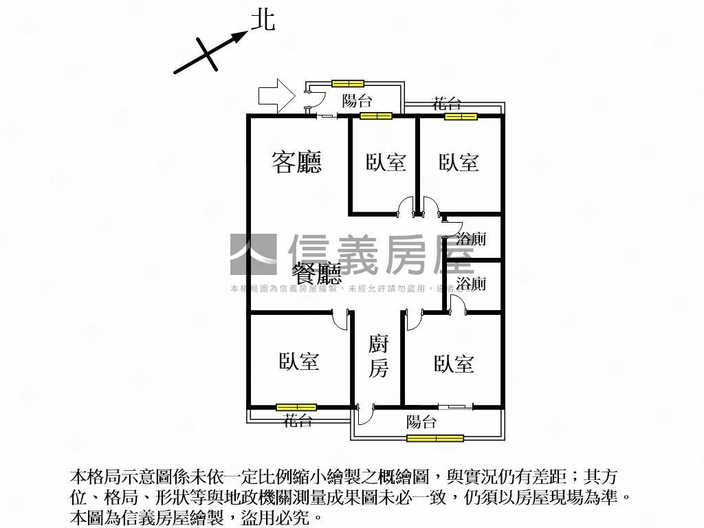 忠孝四房●有平面車位房屋室內格局與周邊環境