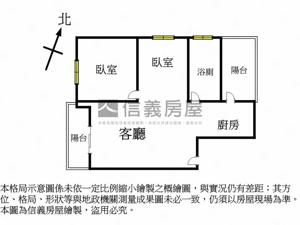 全誠遠見微笑二房平車房屋室內格局與周邊環境