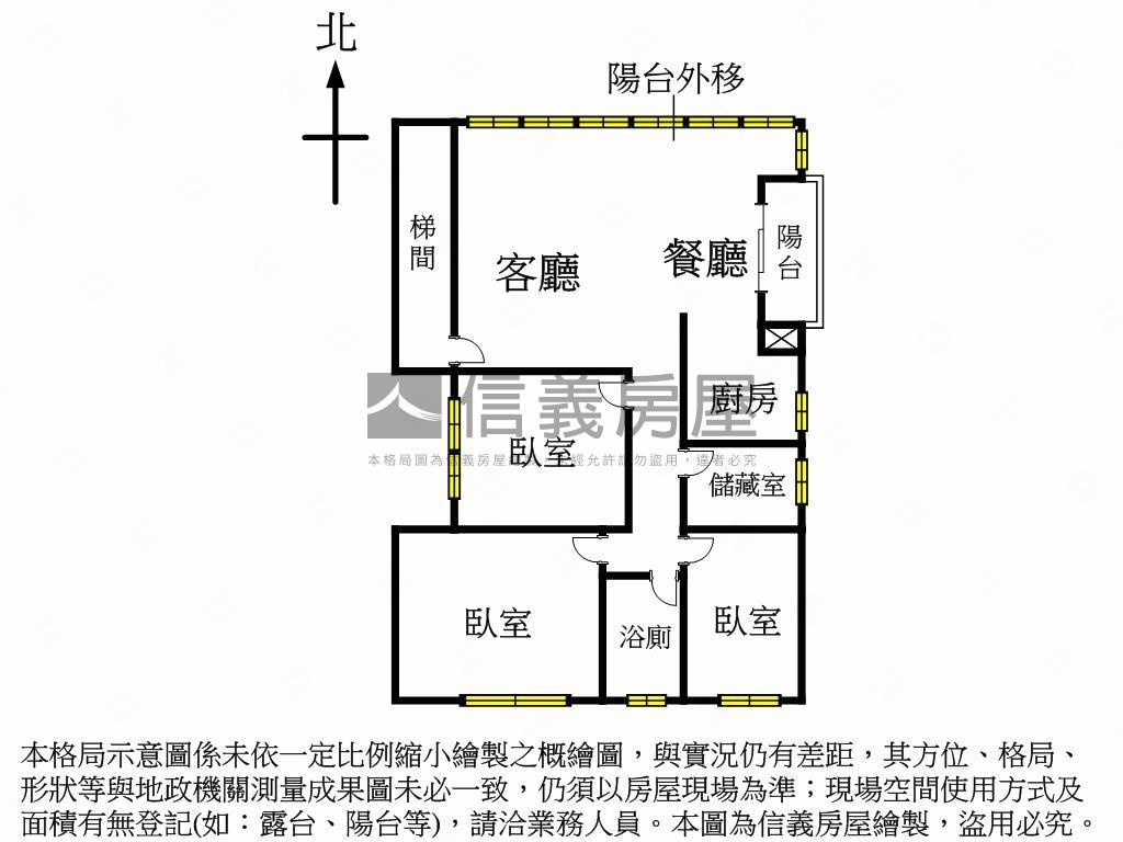 附中學區陽台面積補登中房屋室內格局與周邊環境