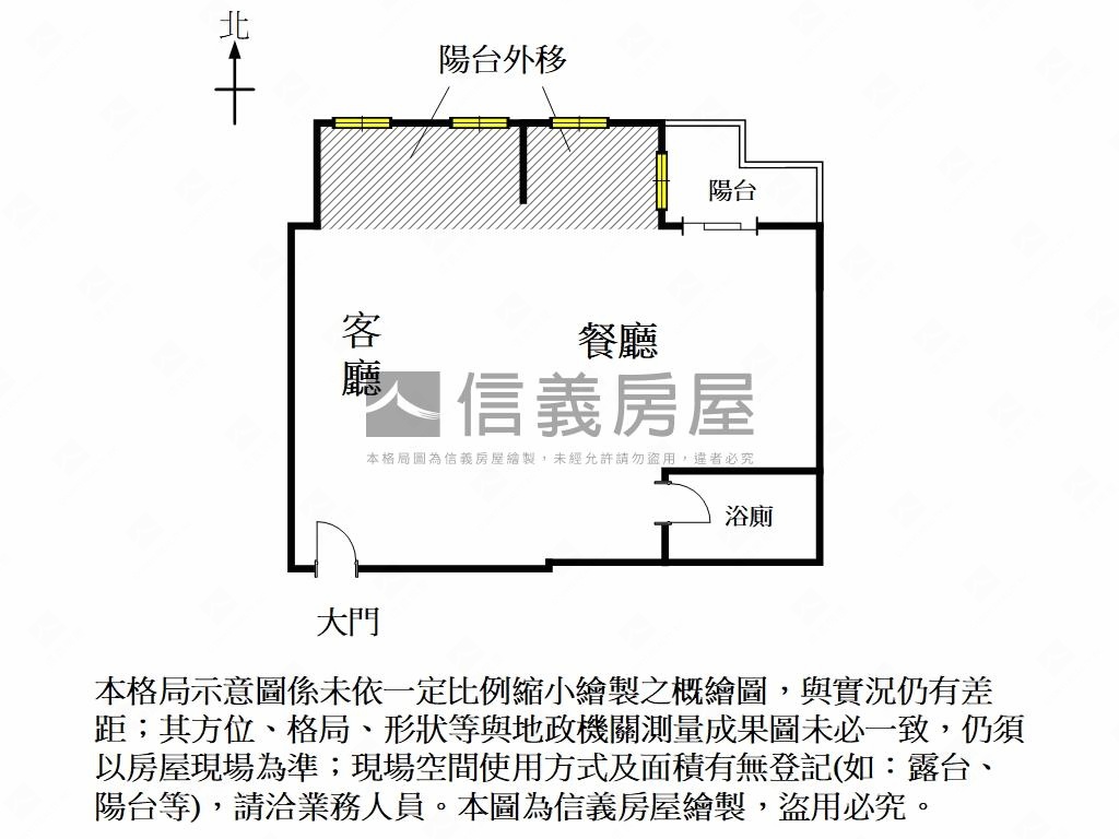 推賓賓美美採光通風宅房屋室內格局與周邊環境
