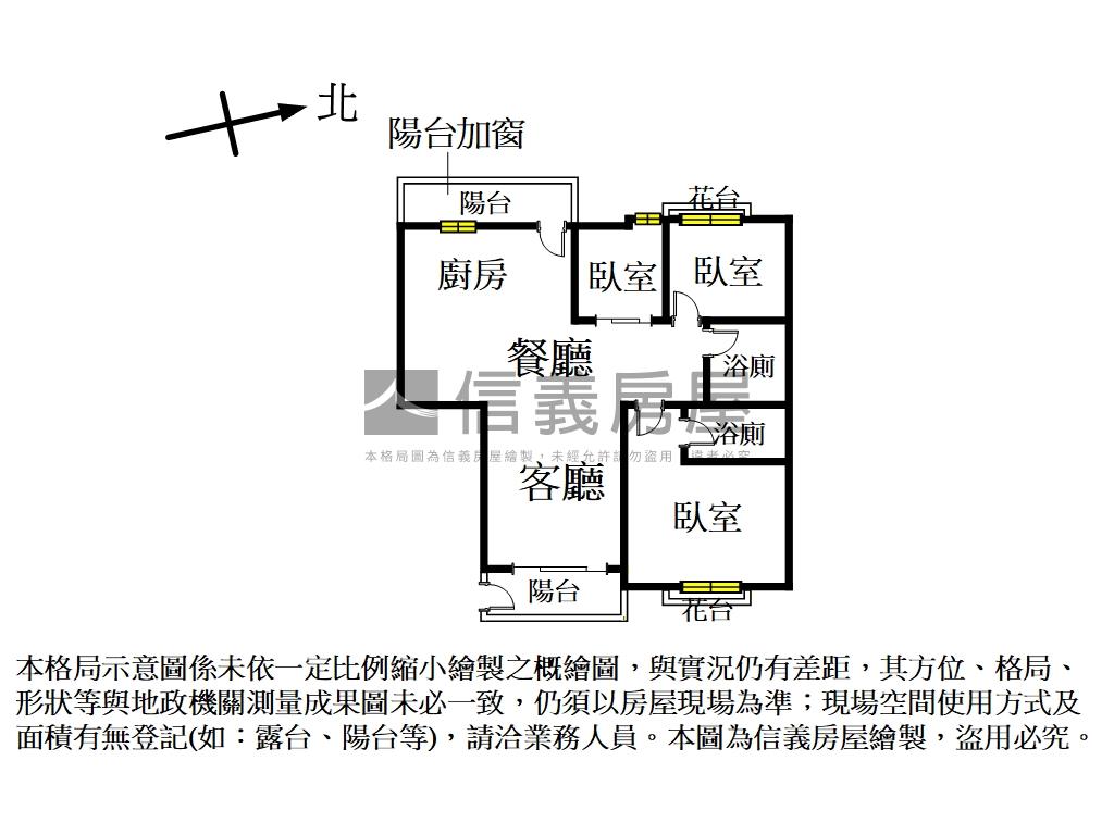 太子建設～政大三房大空間房屋室內格局與周邊環境