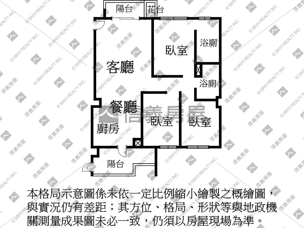 昭揚大河院三房車位房屋室內格局與周邊環境