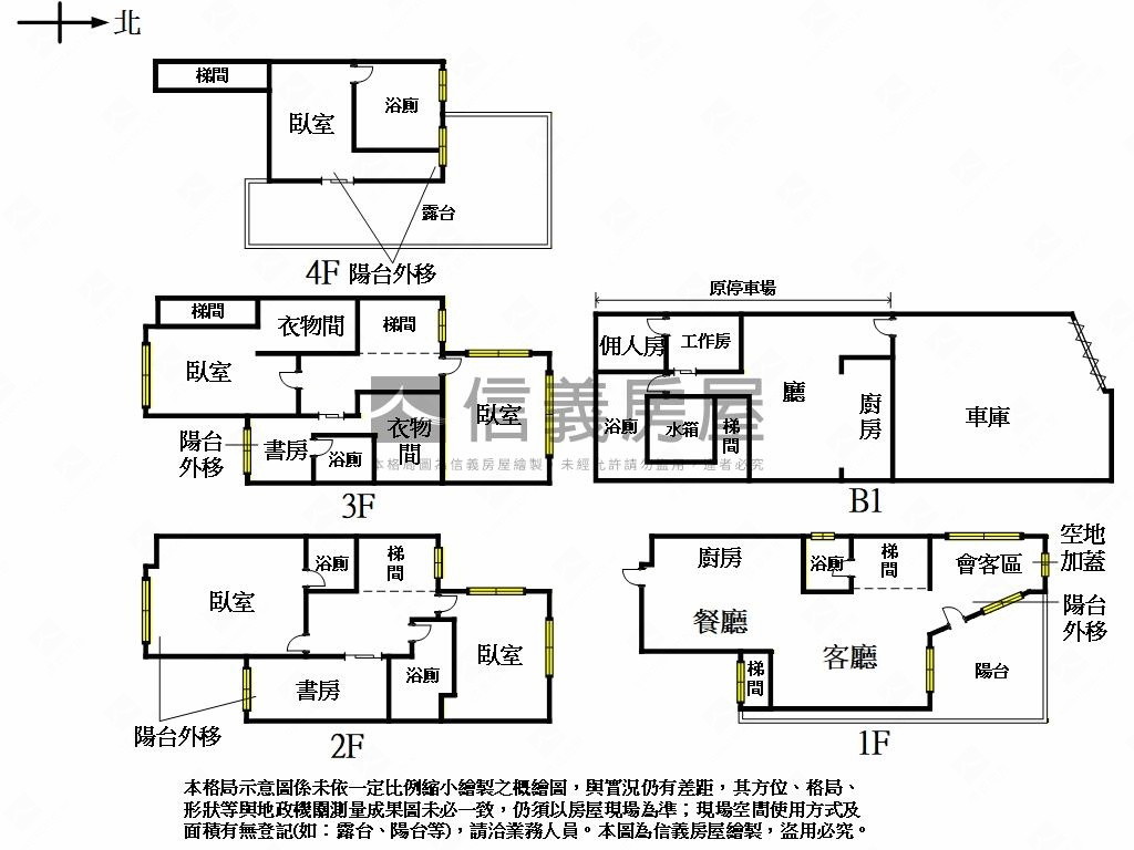 信義瑞雲★獨棟別墅房屋室內格局與周邊環境