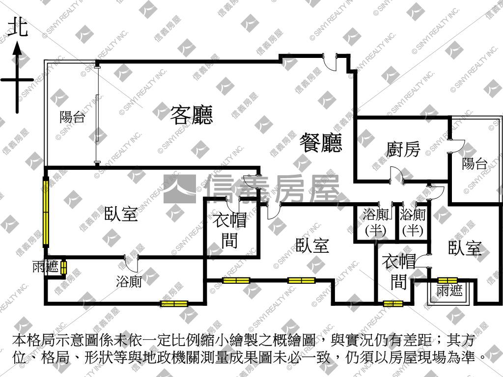 廣宇萬和河景３房２車位房屋室內格局與周邊環境