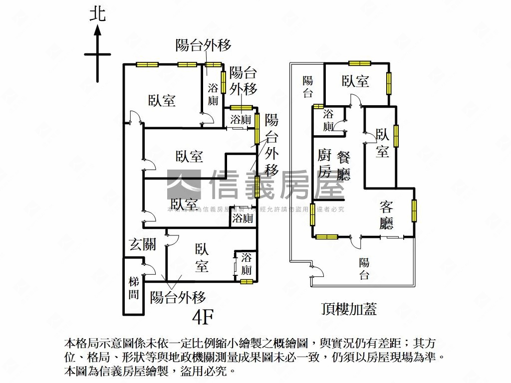 敦南靜巷邊間頂加四樓美寓房屋室內格局與周邊環境
