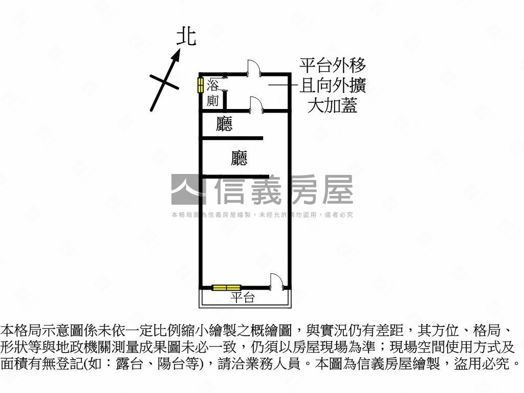 近景安站一樓房屋室內格局與周邊環境