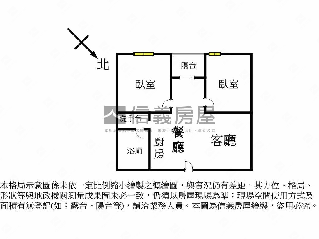 達觀Ａ１親民２房房屋室內格局與周邊環境