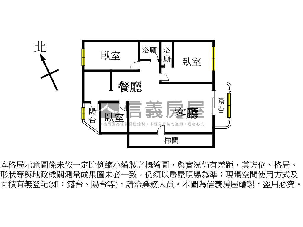 慈文國中優質三房房屋室內格局與周邊環境