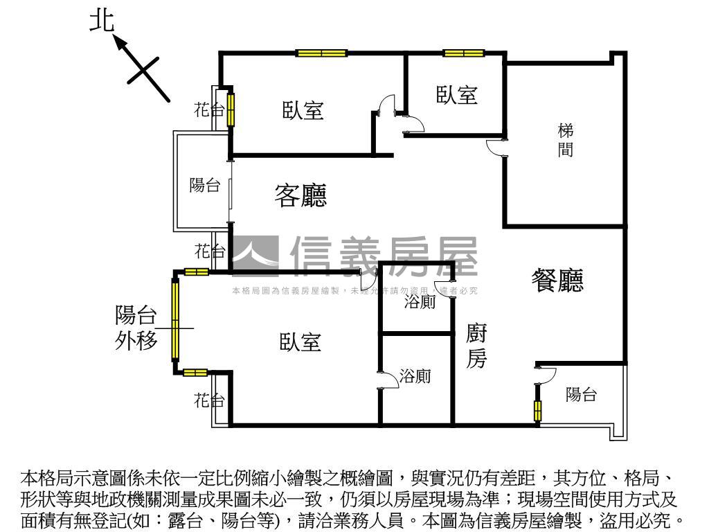大器河景˙藝大３房車位房屋室內格局與周邊環境