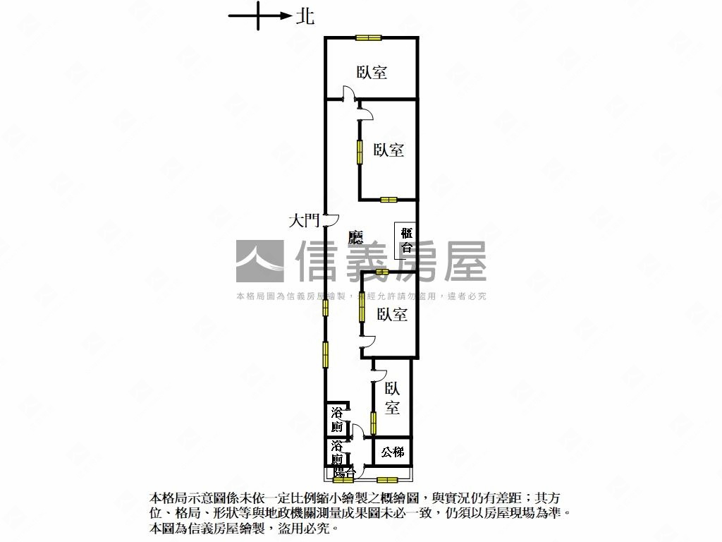 專任北車雙子星旁商辦大樓房屋室內格局與周邊環境