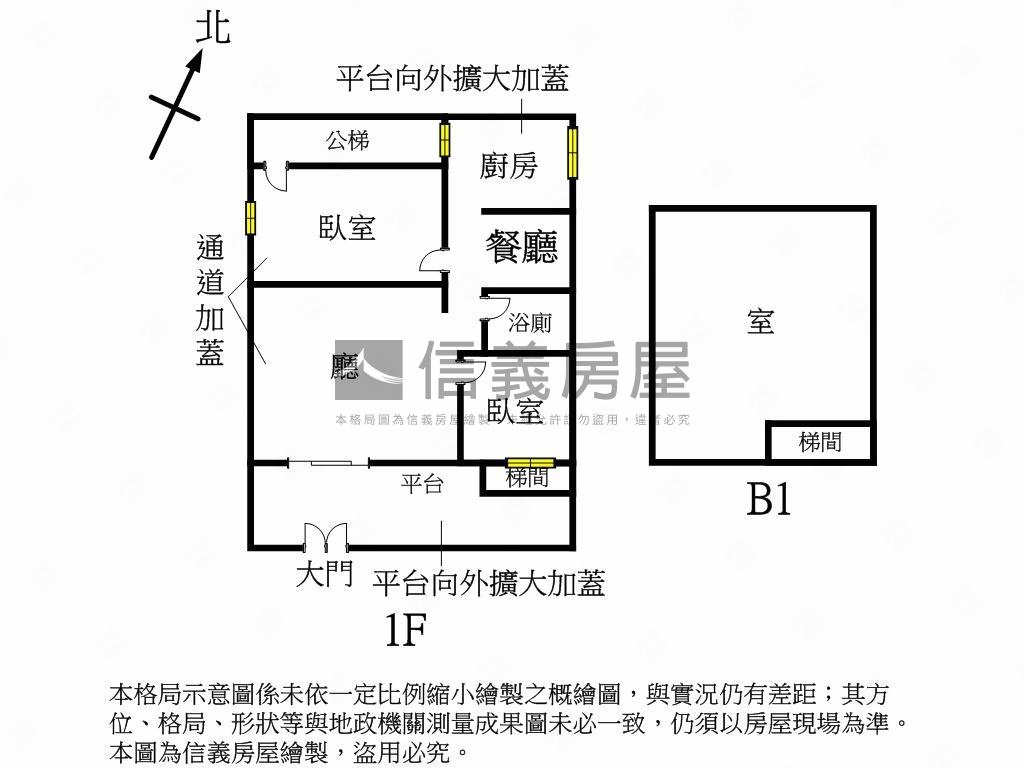 潭美學區靜巷一樓大空間房屋室內格局與周邊環境