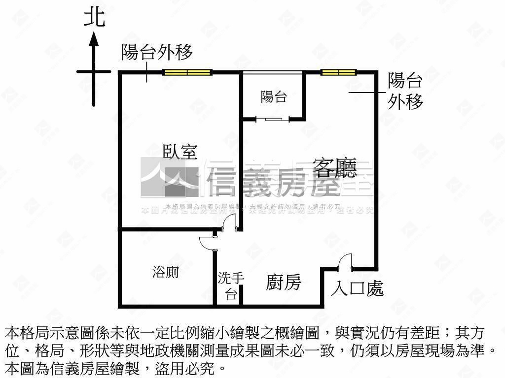 中國醫勝美學一房一廳一衛房屋室內格局與周邊環境