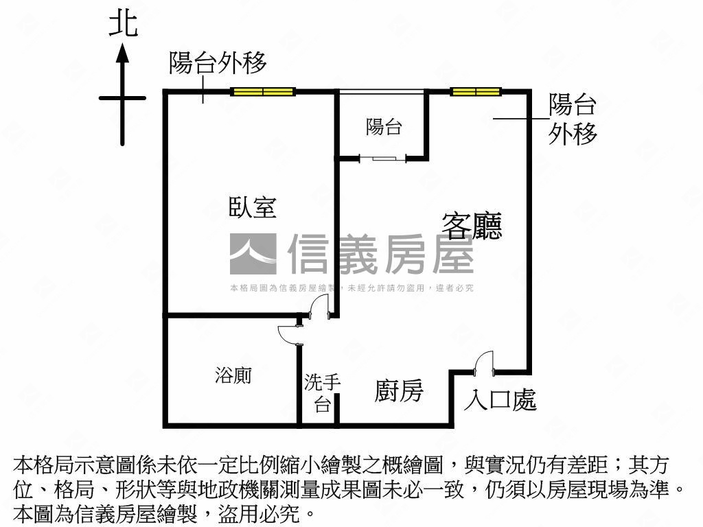 中國醫勝美學一房一廳一衛房屋室內格局與周邊環境