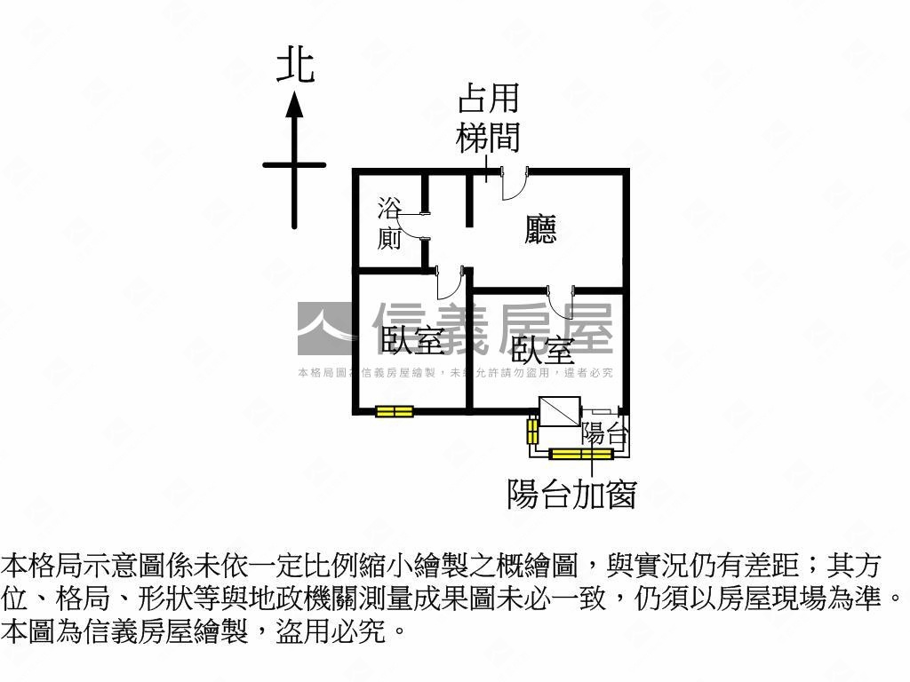 勤美電梯大樓ＥＦ房屋室內格局與周邊環境