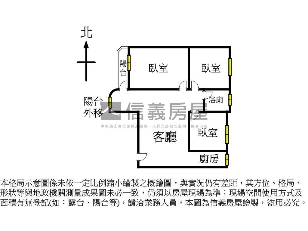 近捷運美三房低總價二樓房屋室內格局與周邊環境