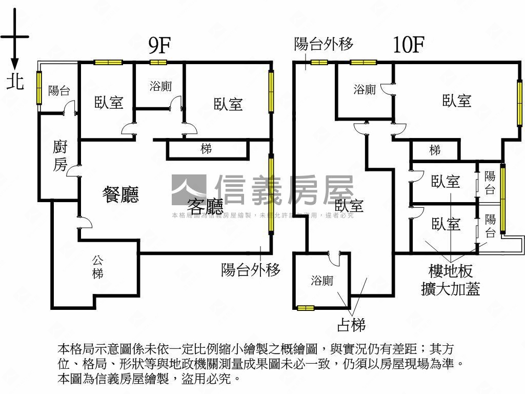 板橋五鐵共構豪美兩層空間房屋室內格局與周邊環境