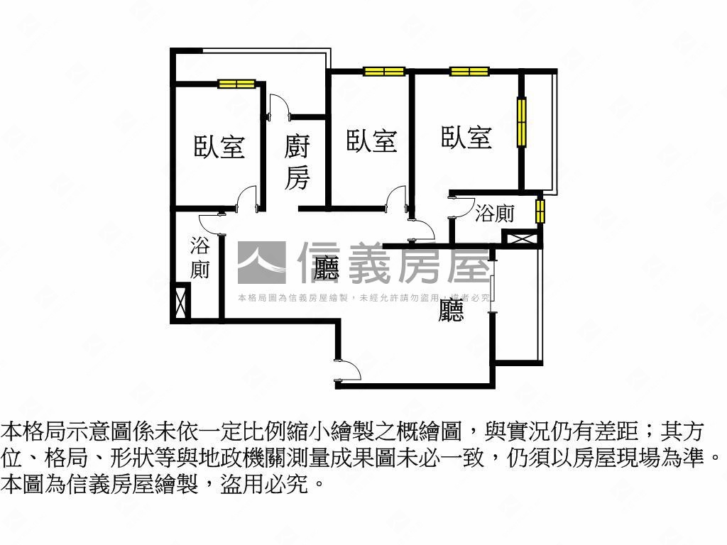淳真年代２｜８Ｆ三房車房屋室內格局與周邊環境