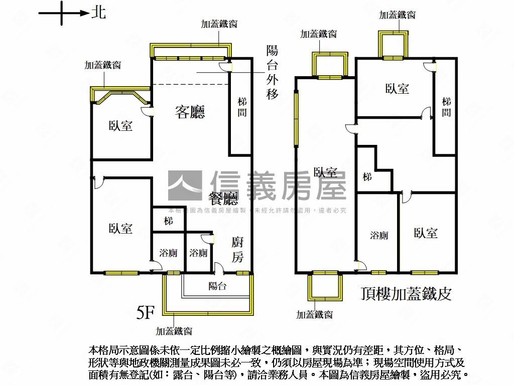 龜山樂善公寓有頂加房屋室內格局與周邊環境