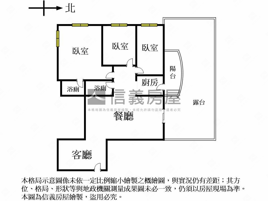 專任中友綠園邸三房露臺戶房屋室內格局與周邊環境