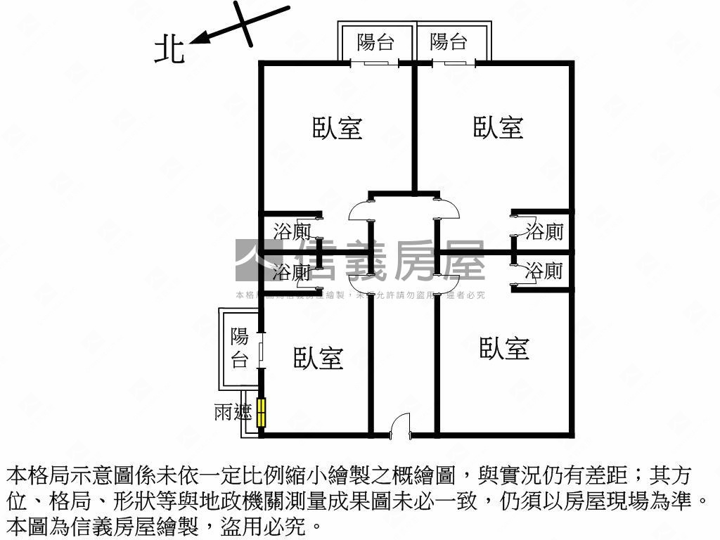 朝陽之星超強４套房屋室內格局與周邊環境