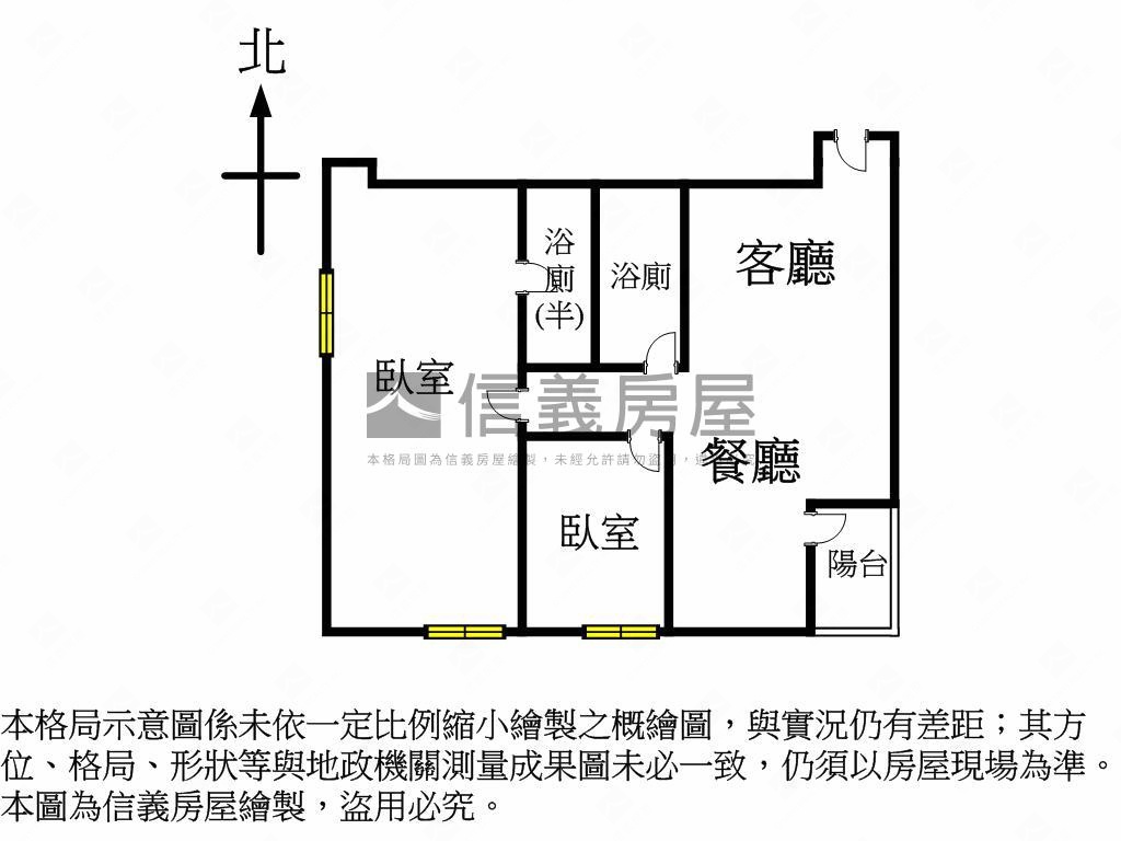 大亮Ａ７捷運兩房坡平車位房屋室內格局與周邊環境