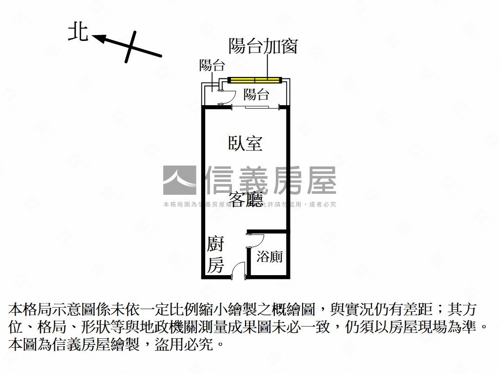 捷運囍多高樓１房有裝潢房屋室內格局與周邊環境