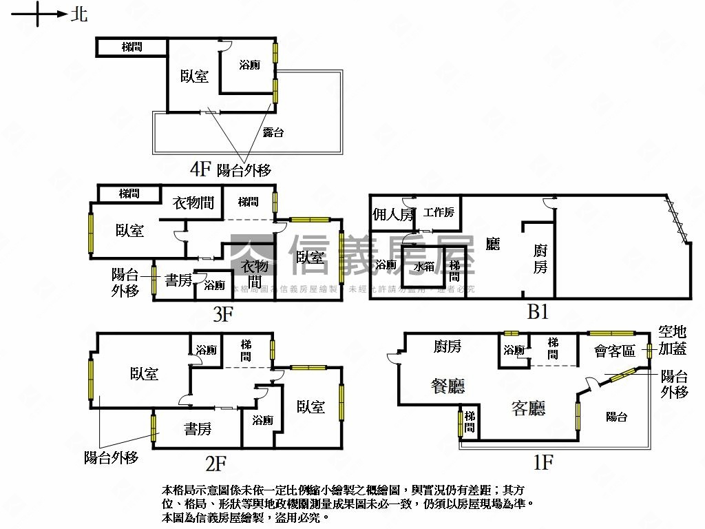 信義瑞雲★獨棟別墅房屋室內格局與周邊環境