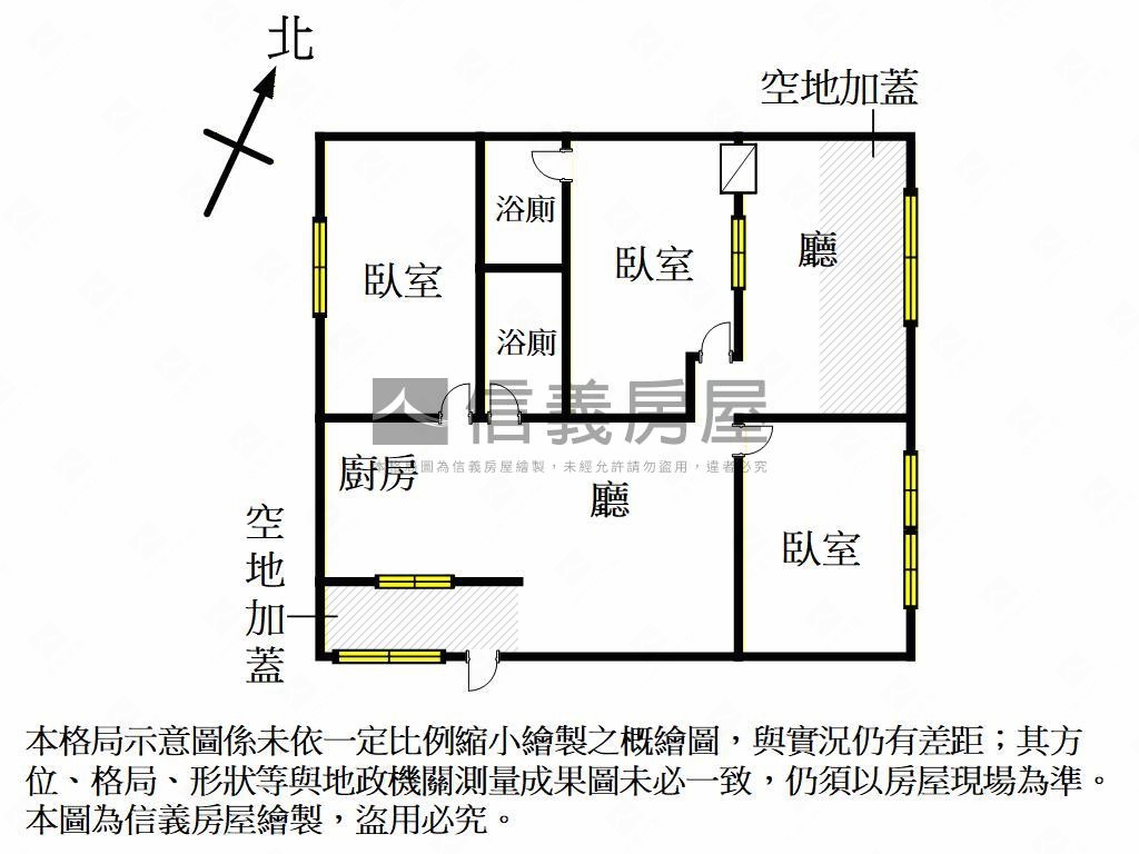 專．近捷運一樓美三房平車房屋室內格局與周邊環境