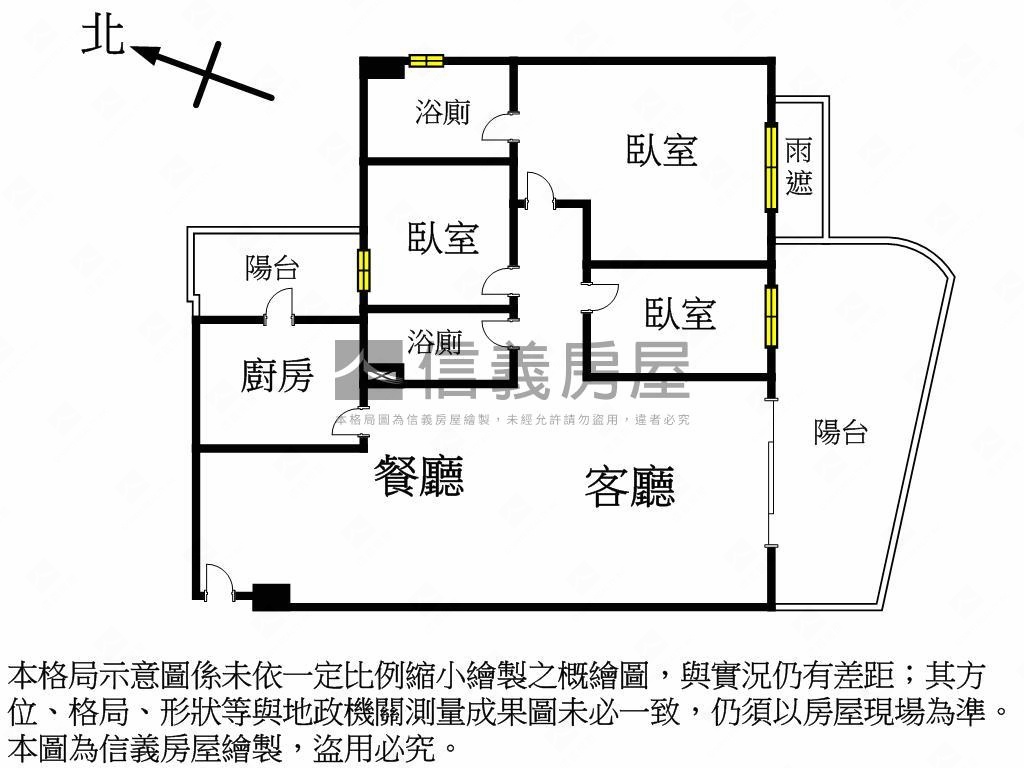 水岸花園高樓景觀三房平車房屋室內格局與周邊環境