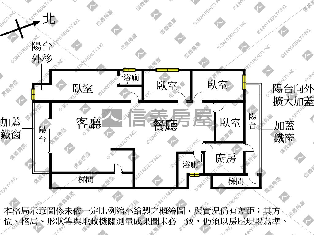 雙金華學區東門捷運美廈房屋室內格局與周邊環境