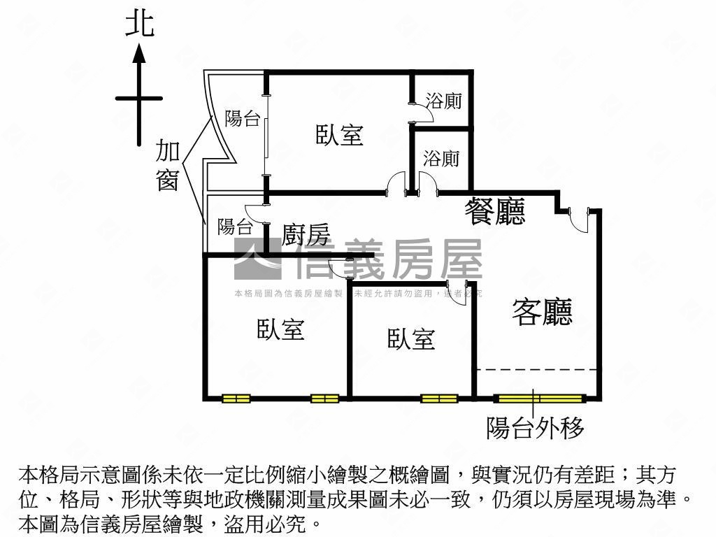 捷運旁三房車位屋況好房屋室內格局與周邊環境