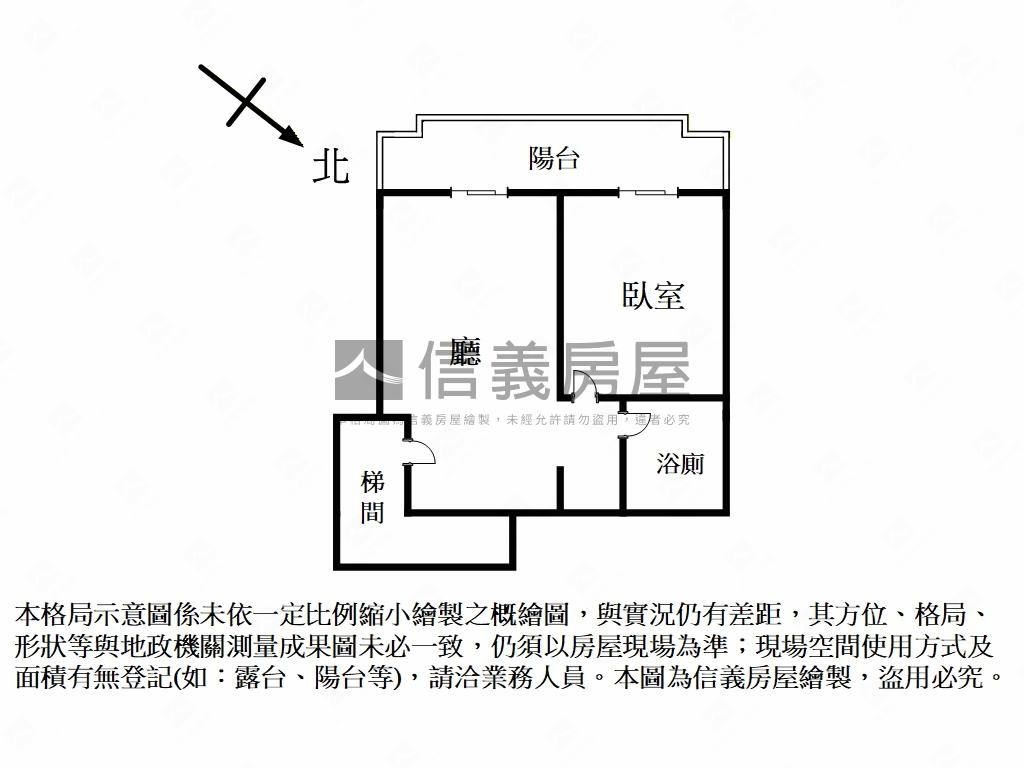 宏國大鎮舒適一房大陽台房屋室內格局與周邊環境