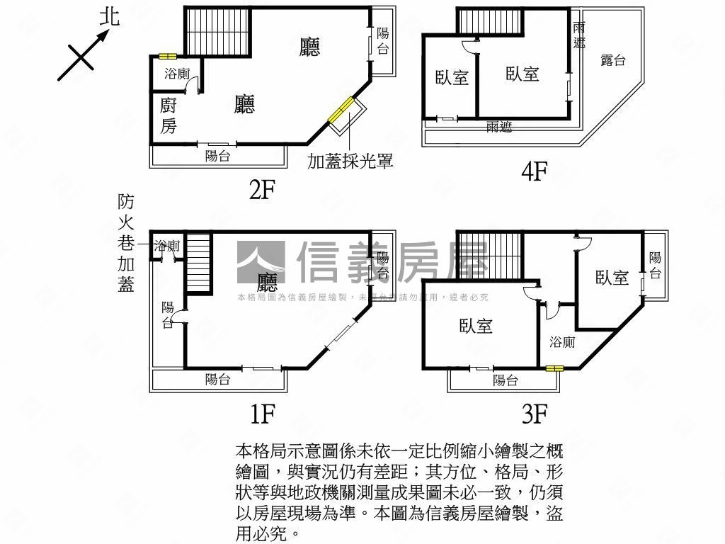 瑞聯邊間公園透天美邸房屋室內格局與周邊環境